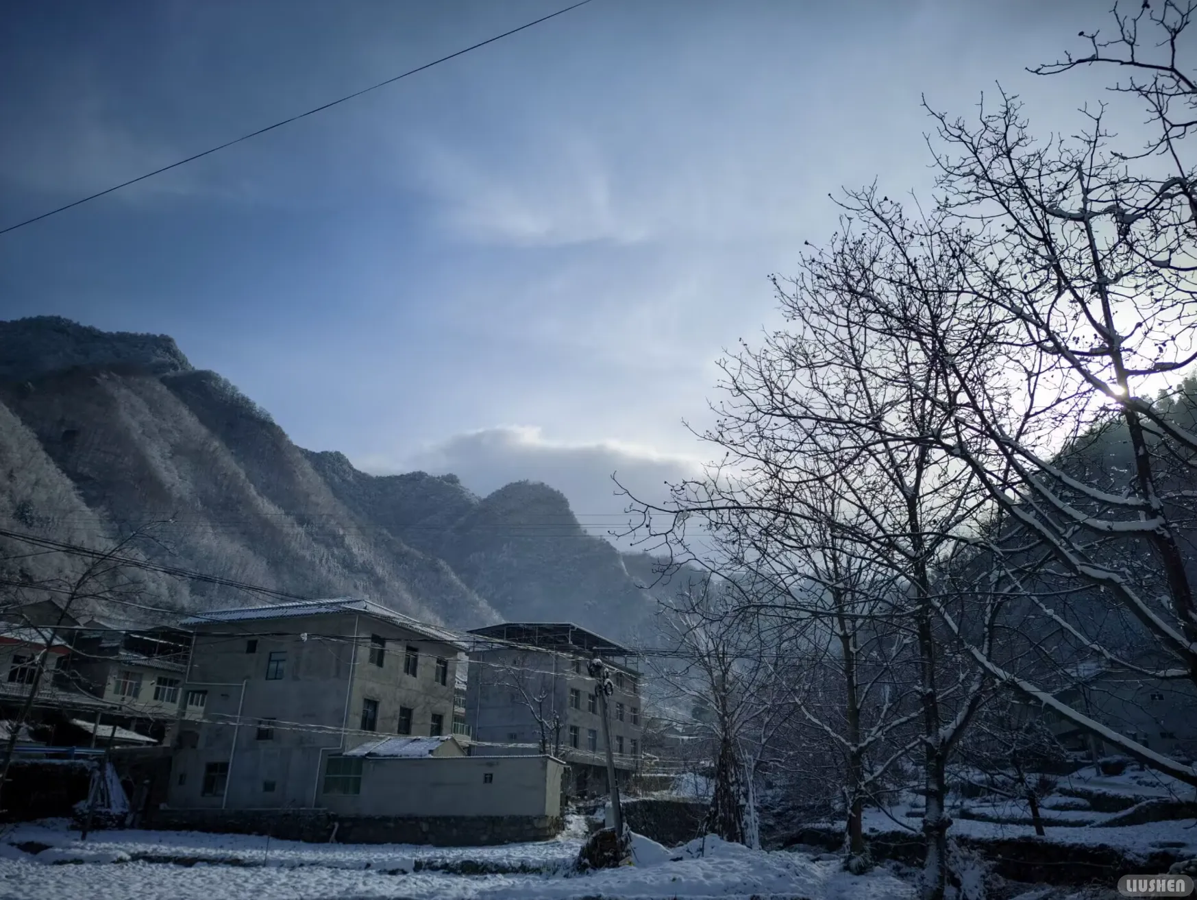 Snow on the mountains 2