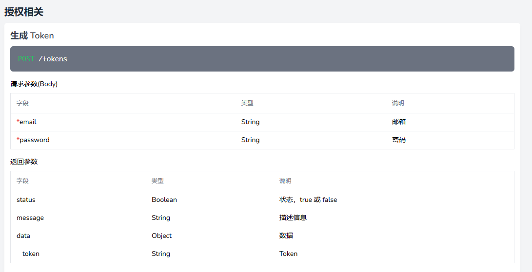 Auth API