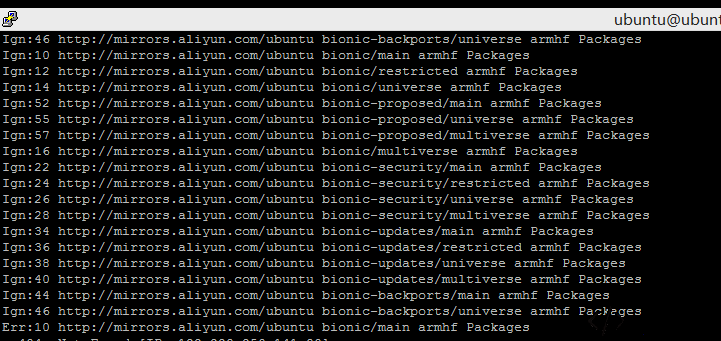 Updated Ubuntu package lists